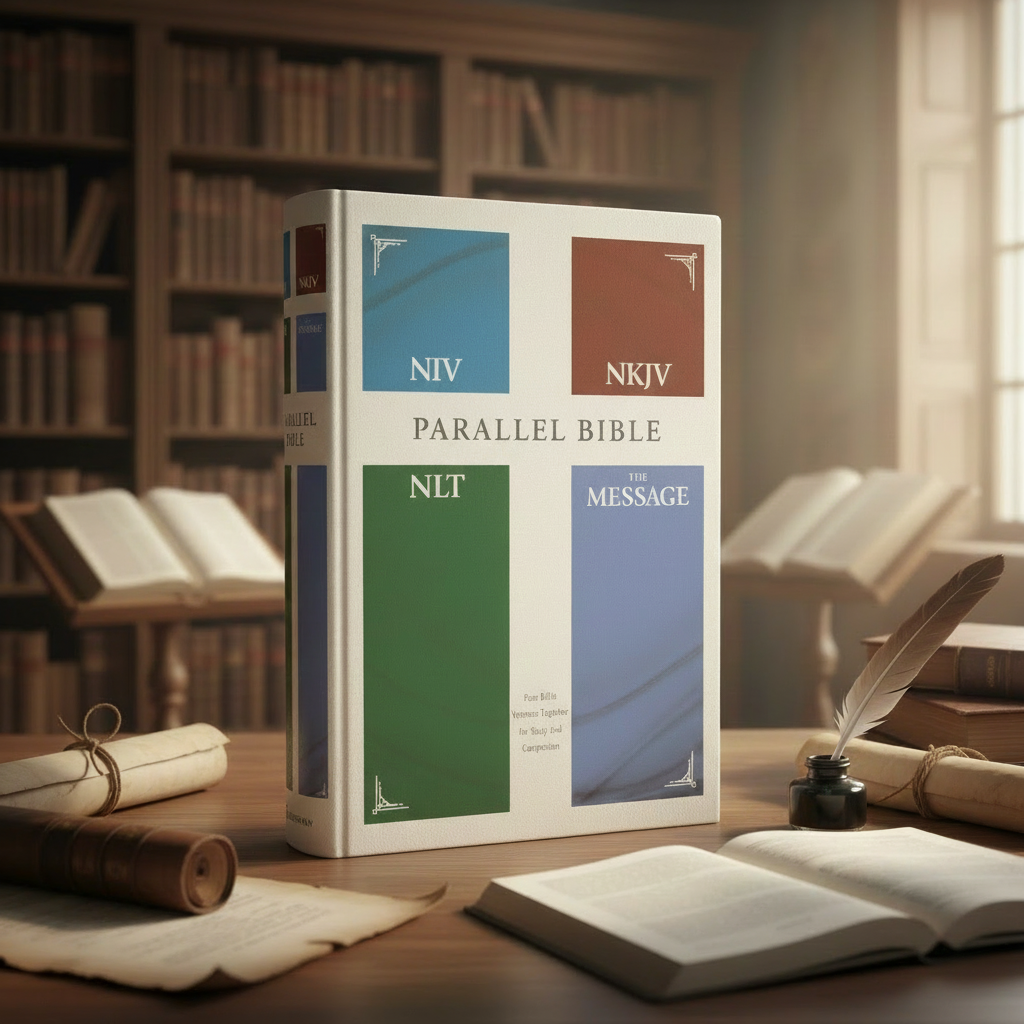 NIV, NKJV, NLT, The Message Parallel Bible